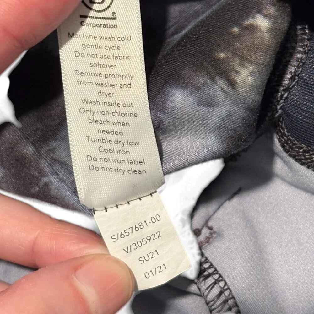 Athleta Tie Dye Salutation Printed Jogger Pants with Pockets Women's Size Small